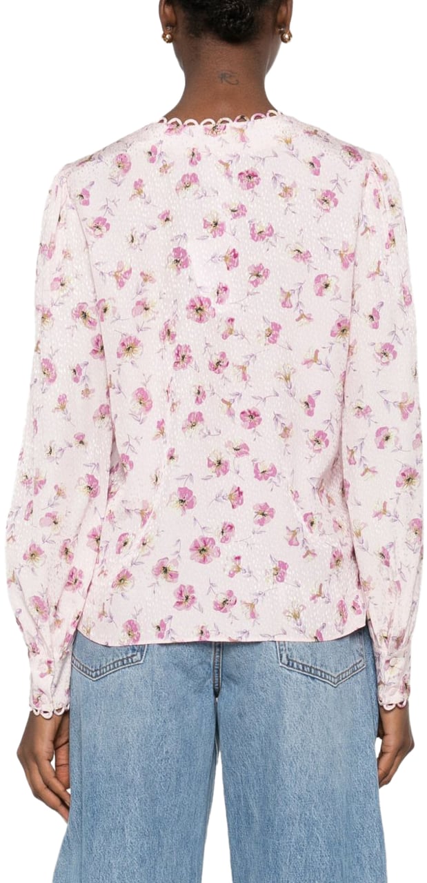 Twin-set Shirts Fiore Peachrose Roze