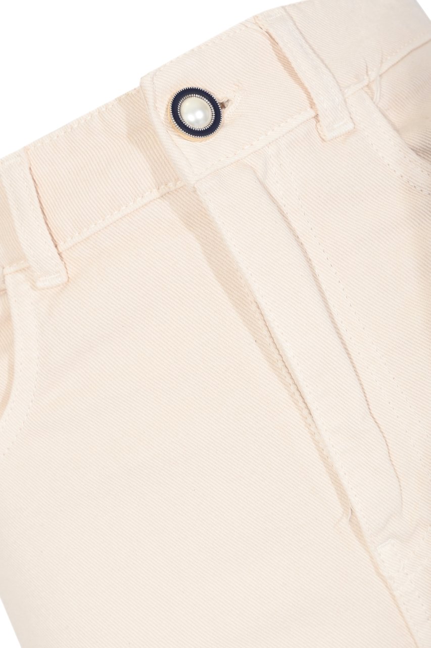 Twin-set Trousers Parchment Beige