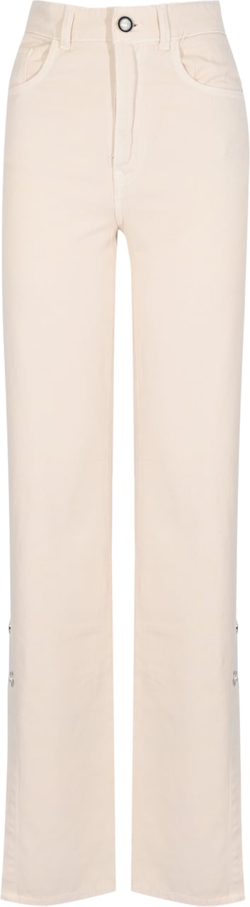 Twin-set Trousers Parchment Beige