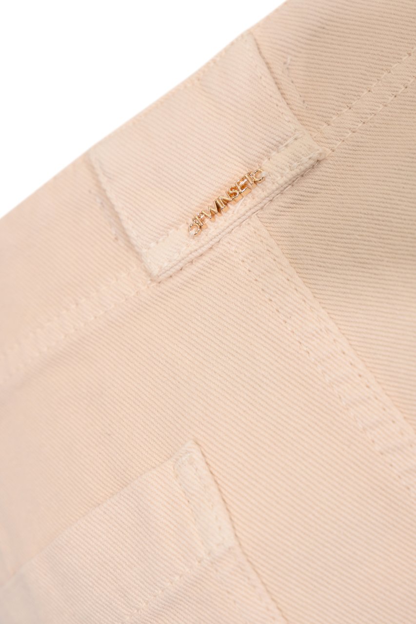 Twin-set Trousers Parchment Beige