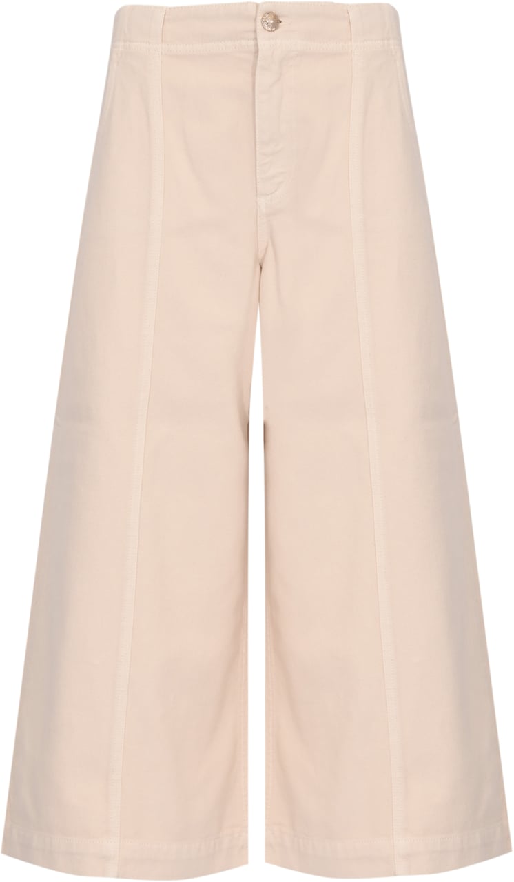 Twin-set Trousers Parchment Beige