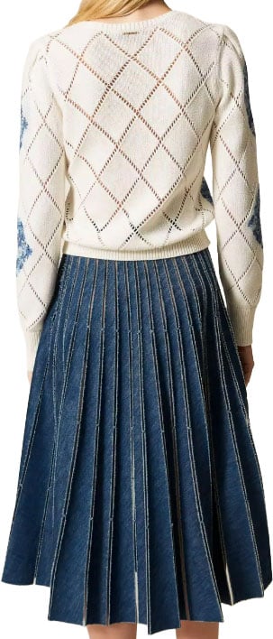 Twin-set Skirts Denim Blauw