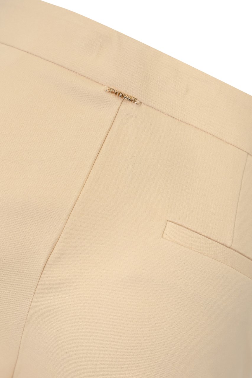 Twin-set Trousers Parchment Beige