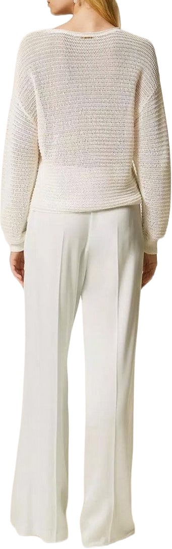 Twin-set Trousers Cyan Cyaan