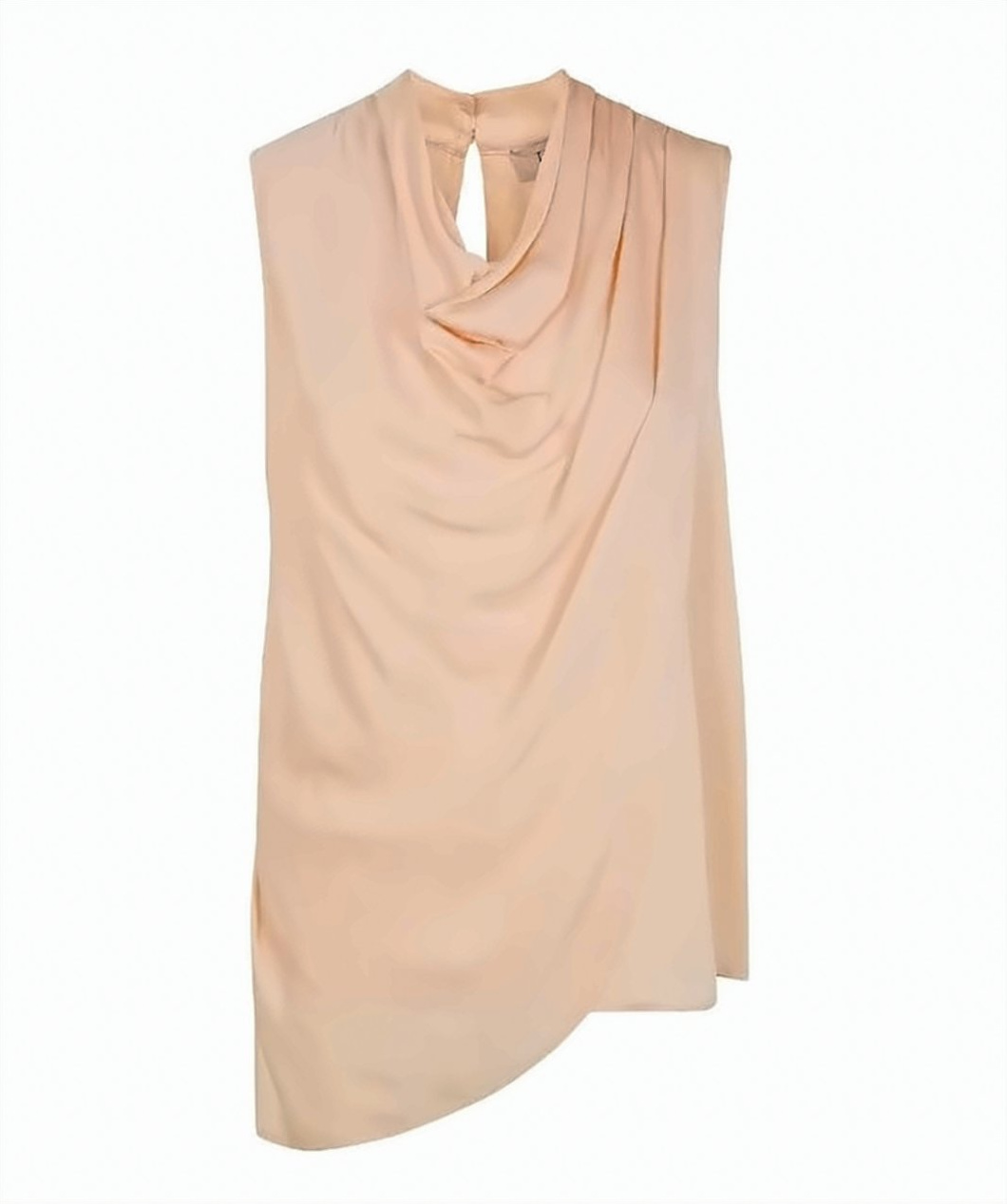 Twin-set Twein Set Asymmetrical Top Shirt Neutraal