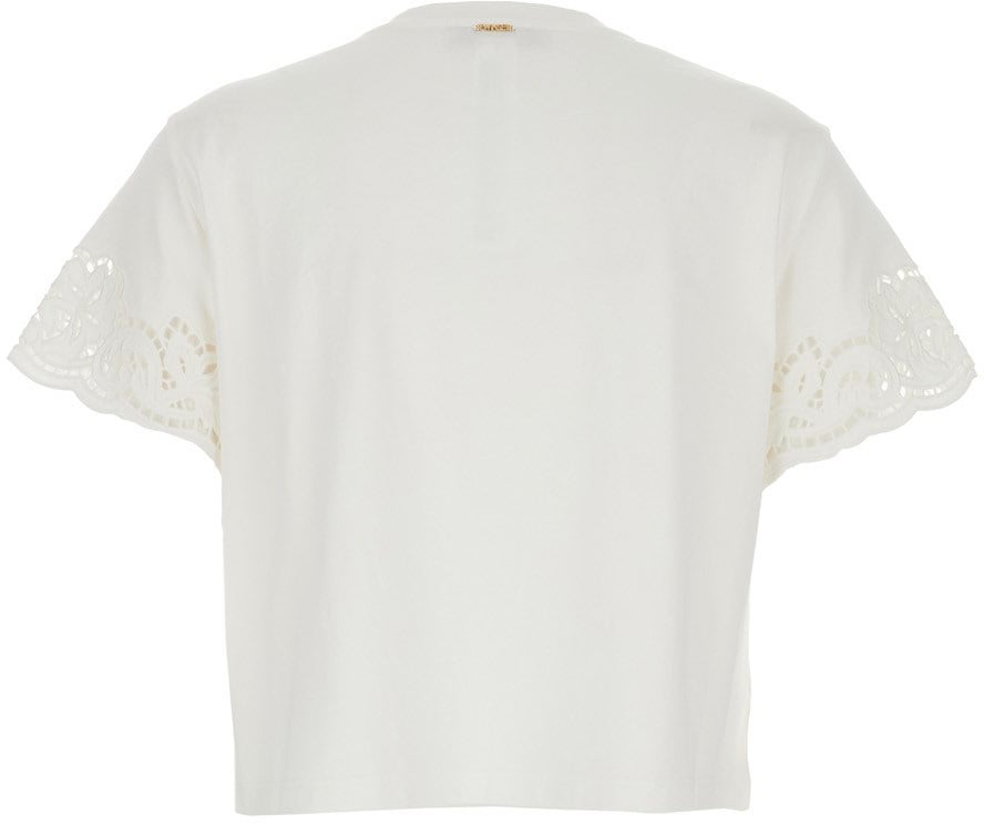 Twin-set T-Shirts And Polos Bianco Ottico Wit