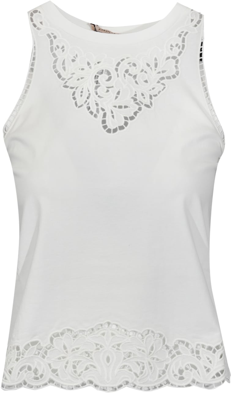 Twin-set Top White Wit