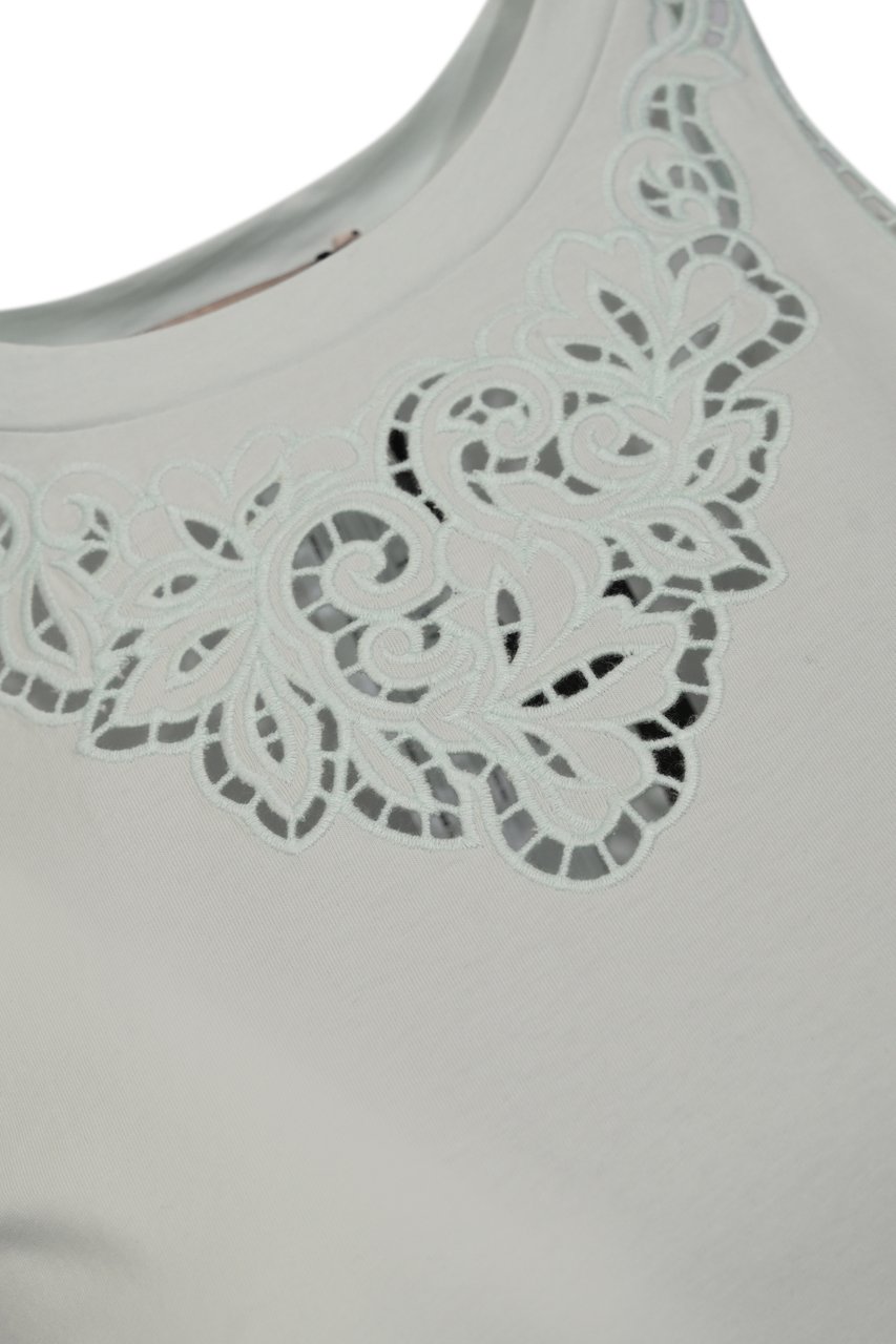 Twin-set Top Aqua Blauw