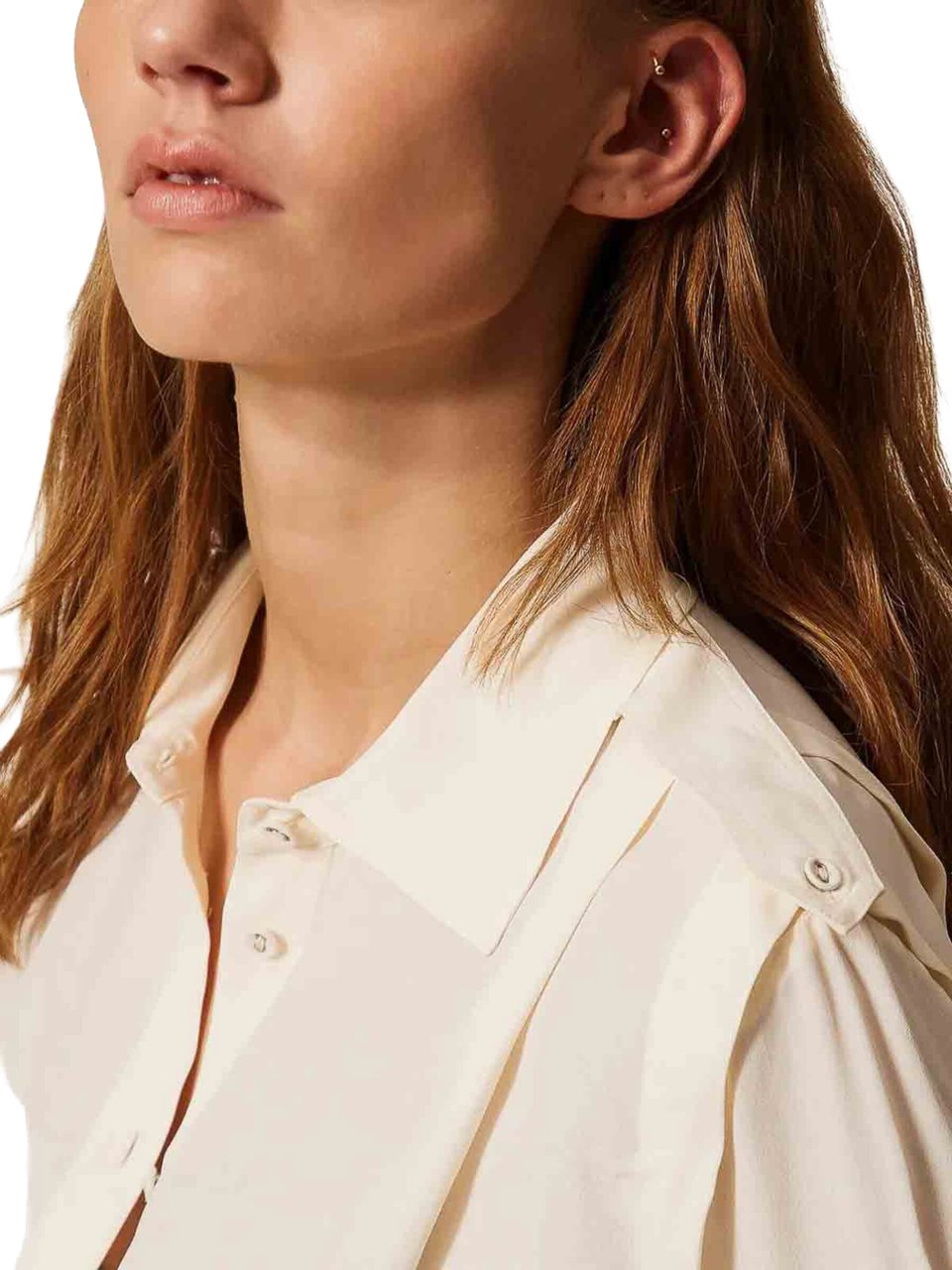 Twin-set Shirts Madreperla Wit