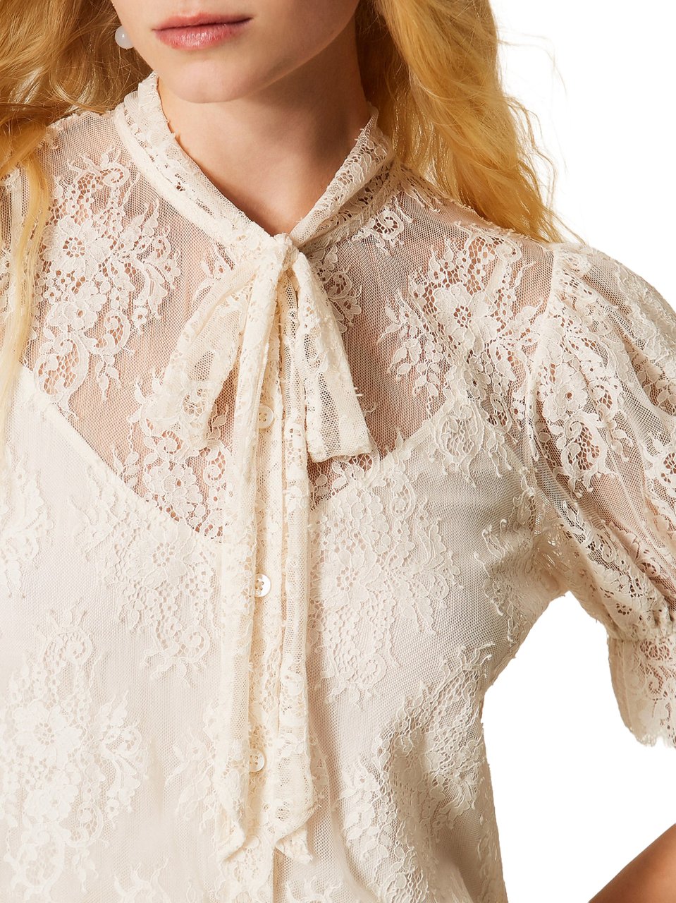 Twin-set Shirts Madreperla Wit