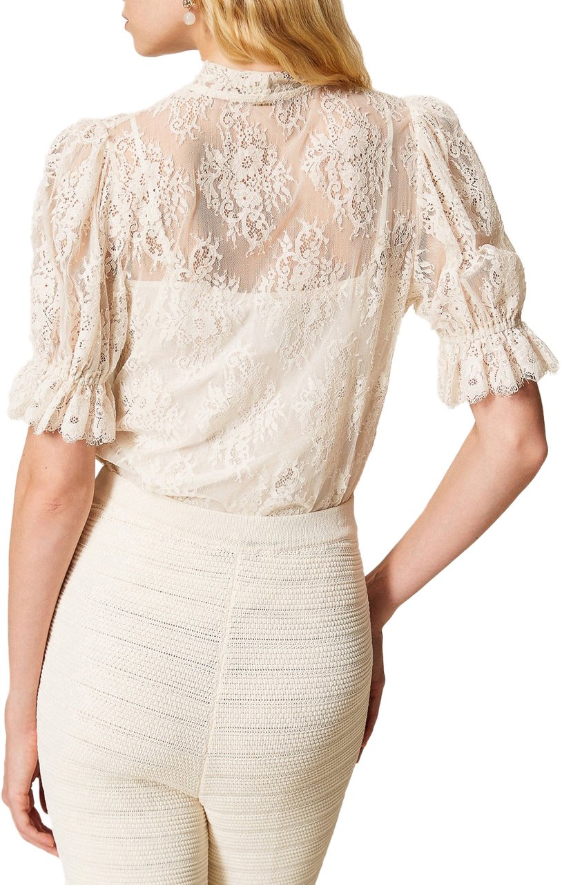 Twin-set Shirts Madreperla Wit