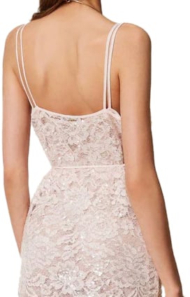 Twin-set Dresses Sand Roze