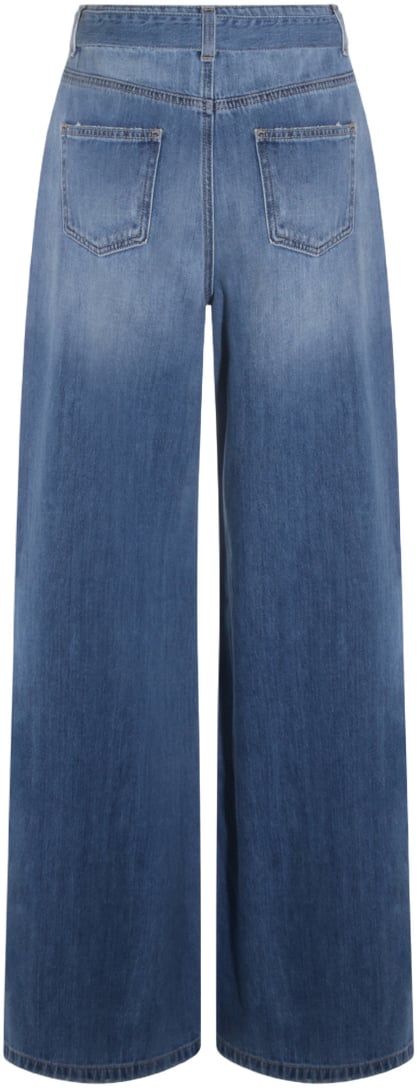 Twin-set Light Denim Jeans with Classic Five-Pocket Design Blauw