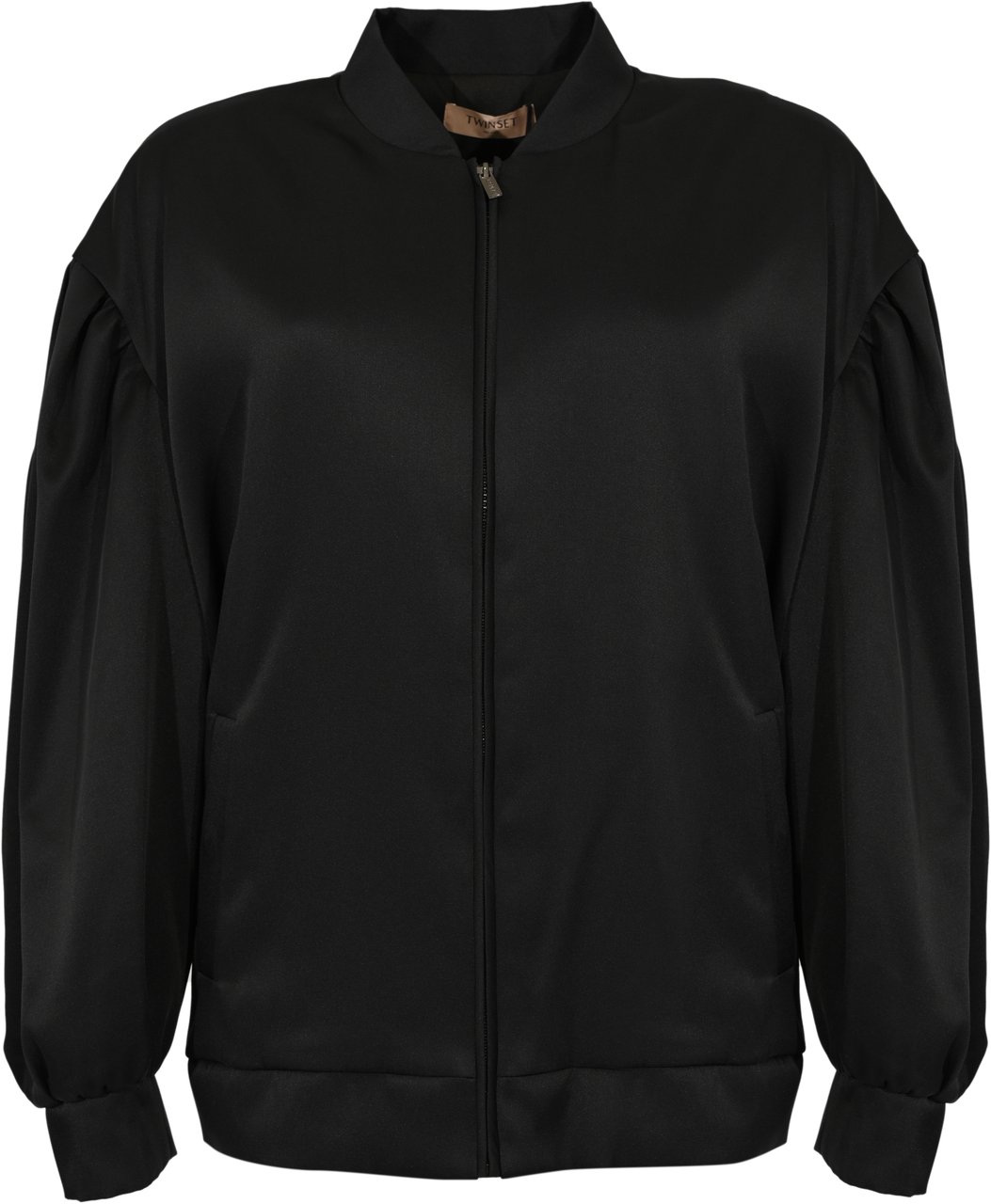 Twin-set Coats Black Zwart