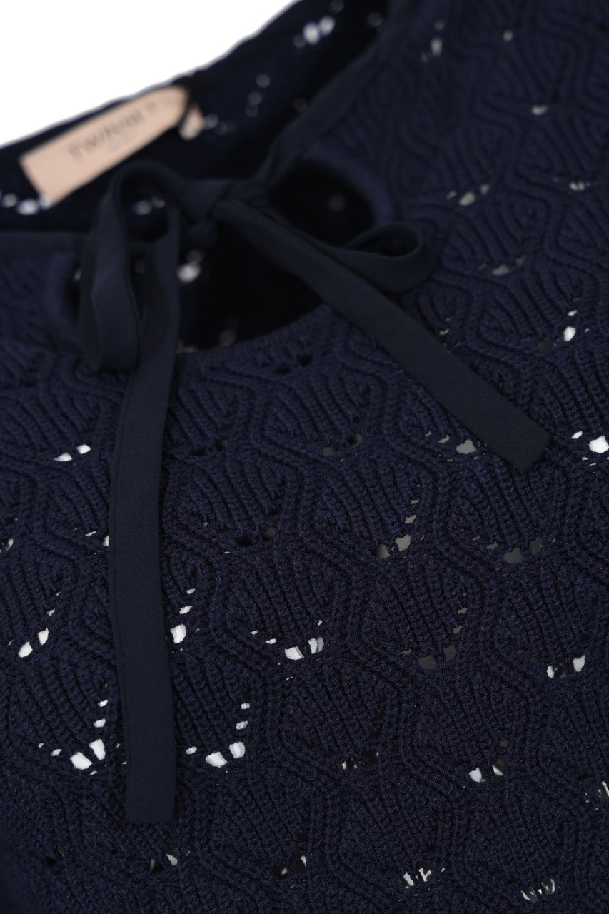 Twin-set Sweaters Blue Night Blauw