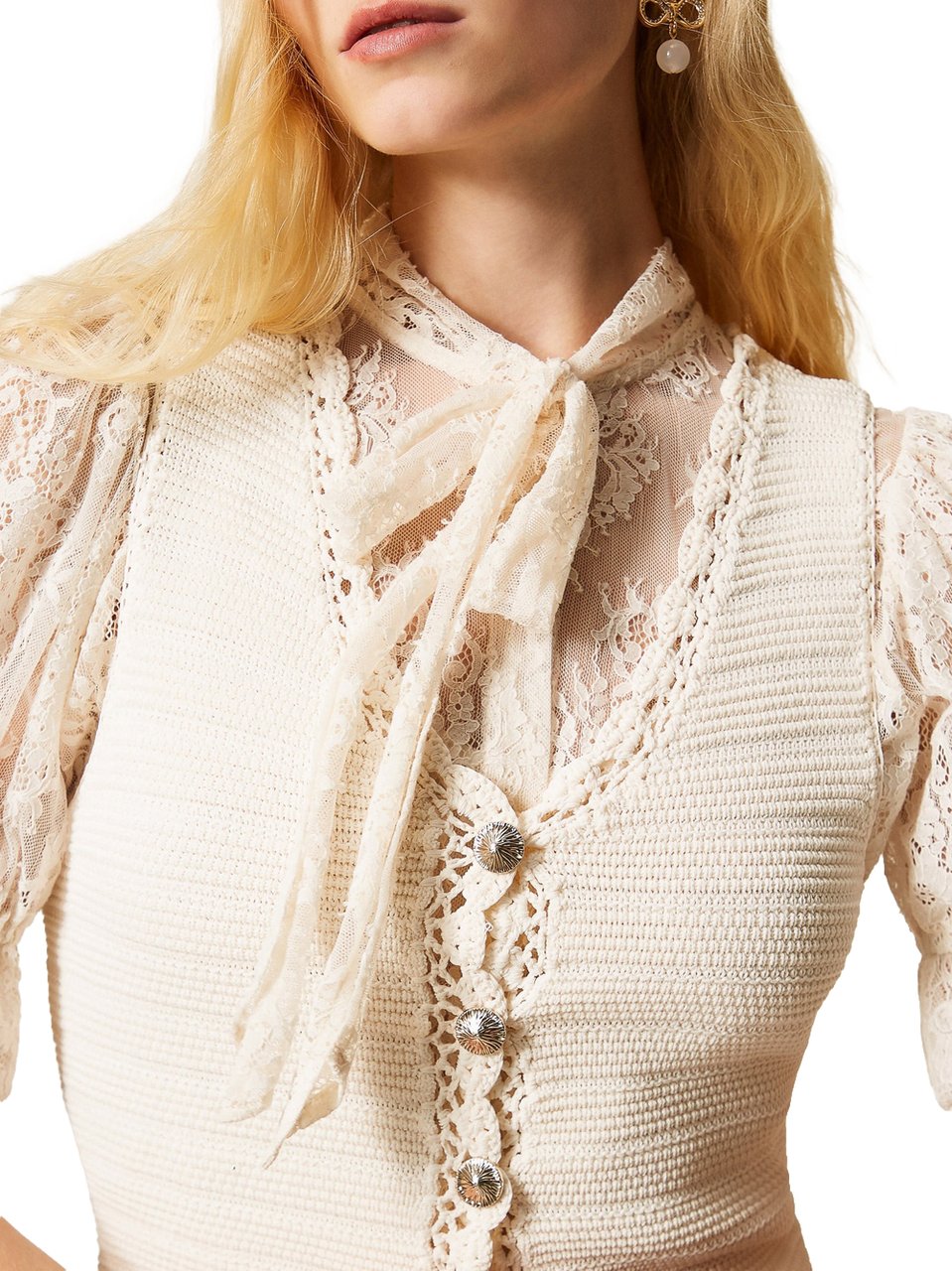 Twin-set Jackets Parchment Wit