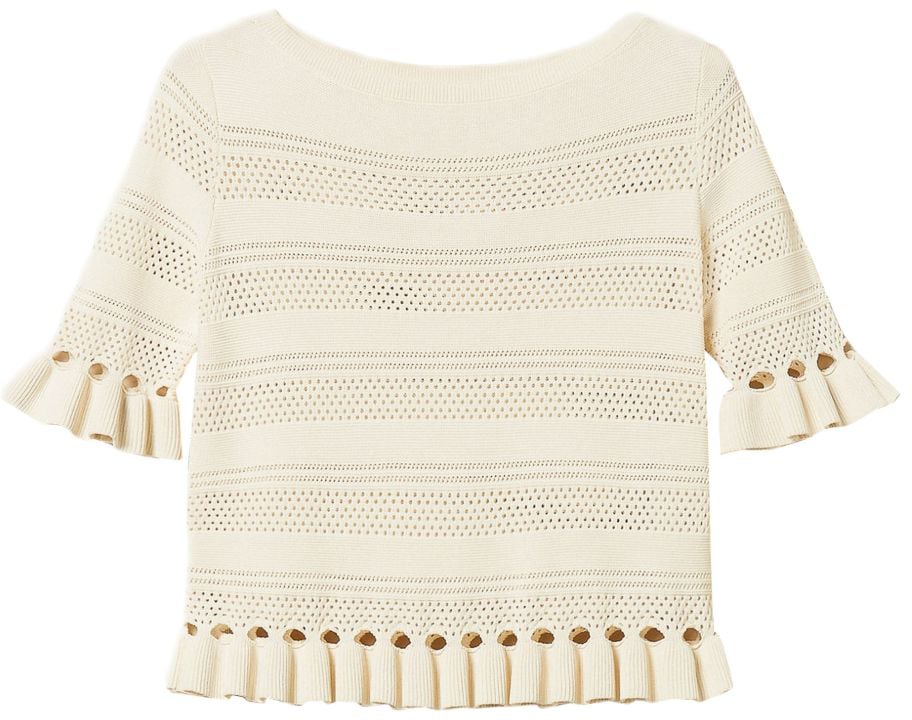 Twin-set Sweaters Madreperla Wit