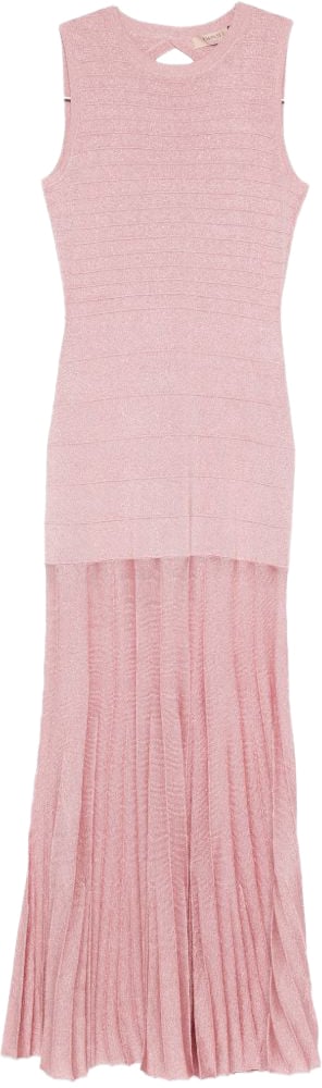 Twin-set Dresses Rose Ch Lurex Roze