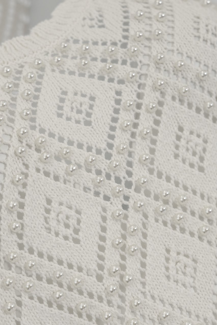 Twin-set Top Madreperla Wit