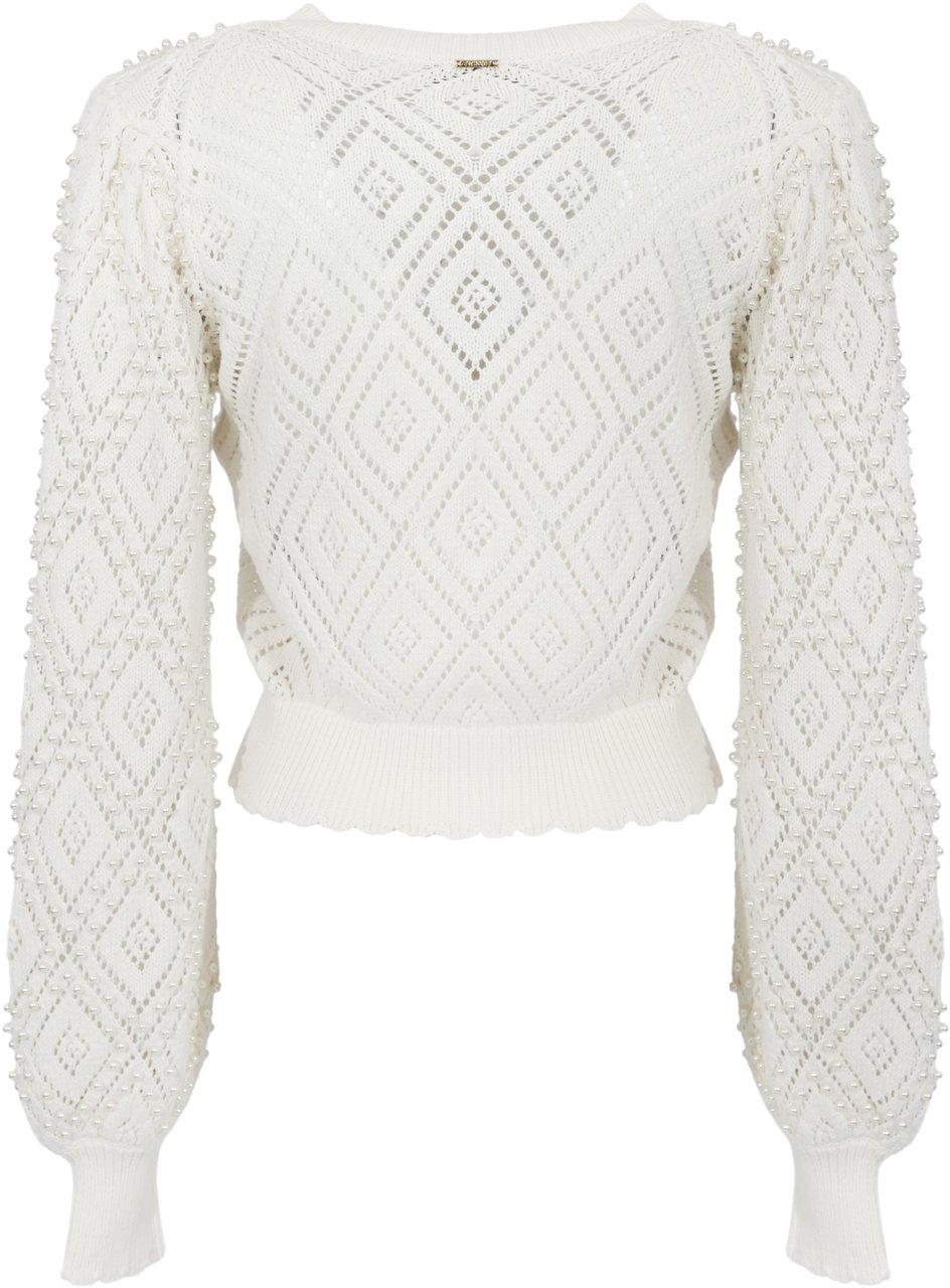 Twin-set Sweaters Madreperla Wit