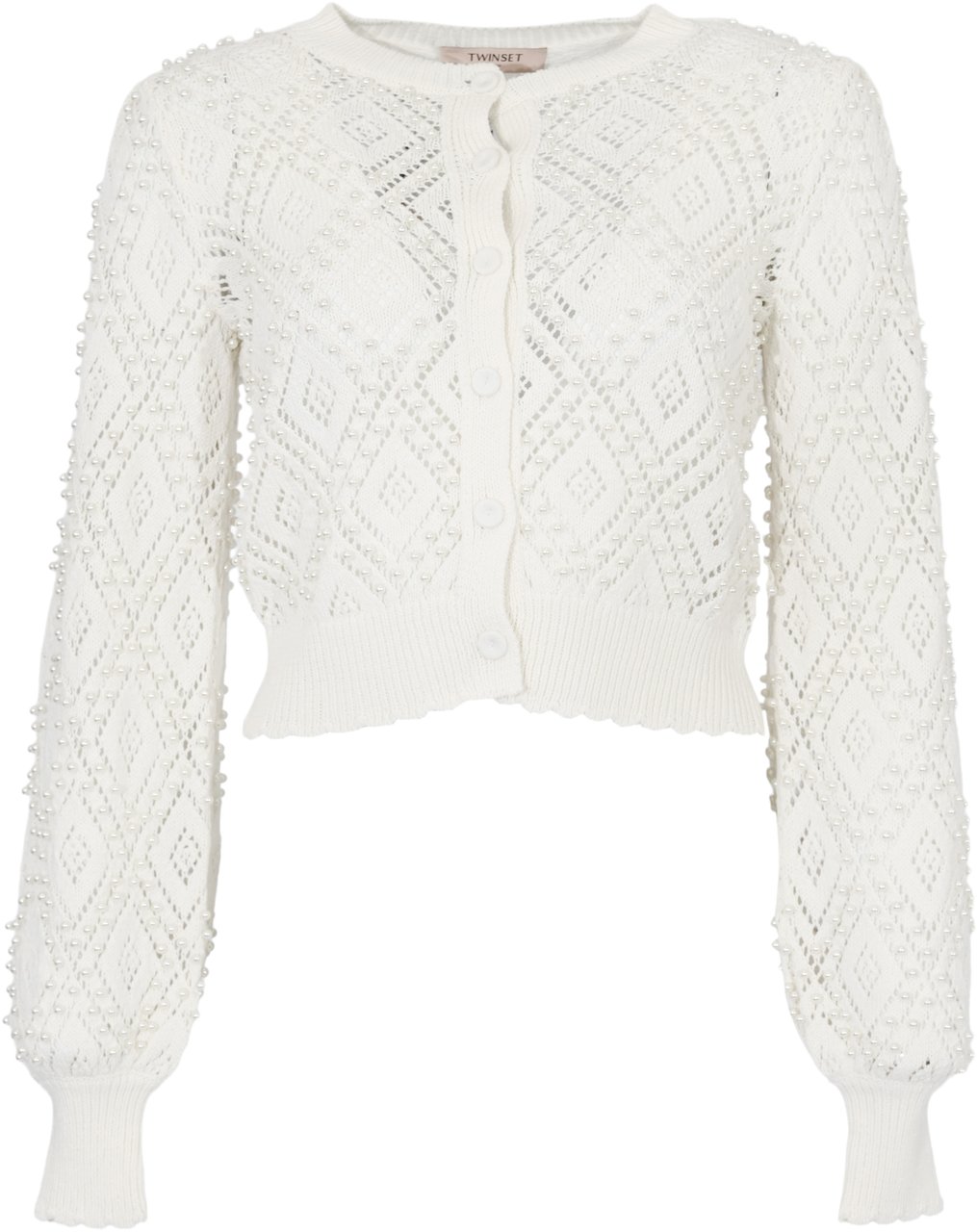 Twin-set Sweaters Madreperla Wit