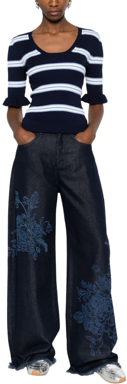 Twin-set Sweaters Blue Nightblue Jasmine Blauw