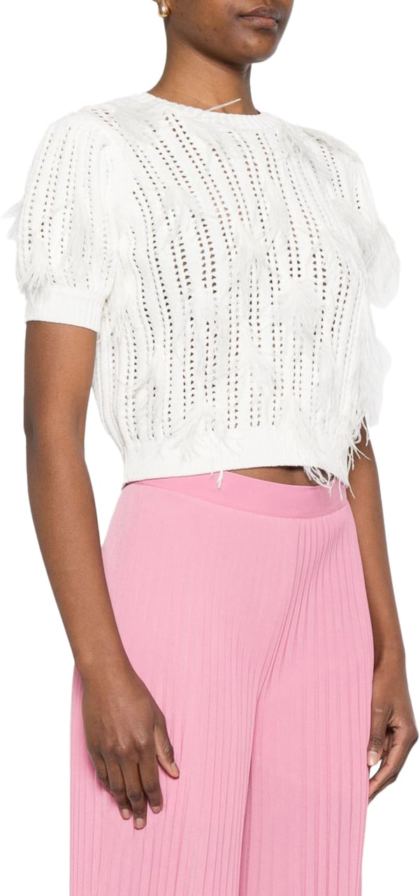 Twin-set Sweaters Madreperla Wit