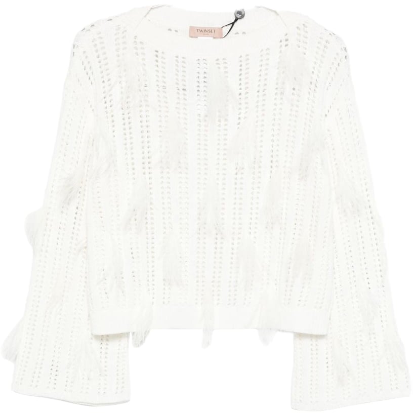Twin-set Sweaters Madreperla Wit