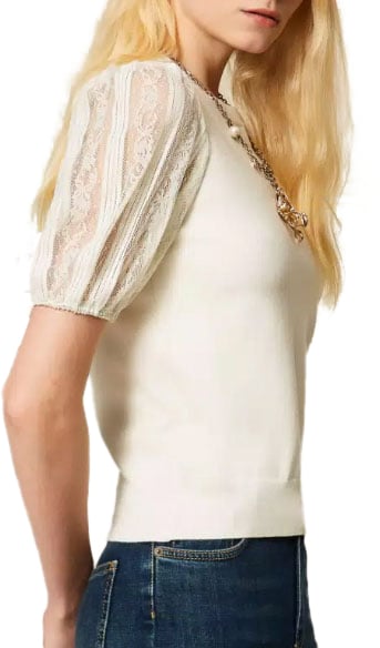 Twin-set Sweaters Perla Wit