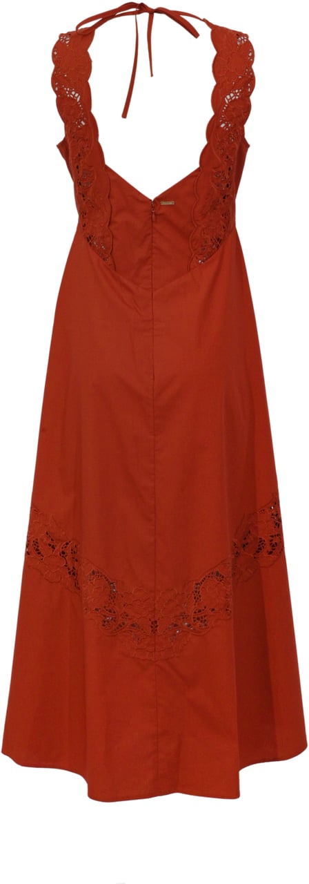 Twin-set Dresses Brown Henna Bruin