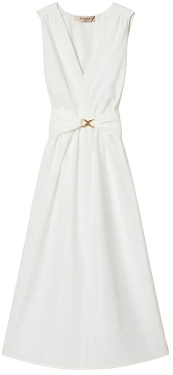 Twin-set Dresses Bianco Ottico Wit