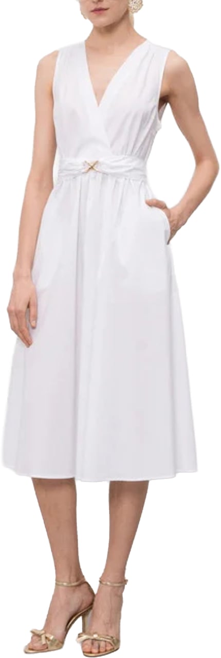 Twin-set Dresses Bianco Ottico Wit
