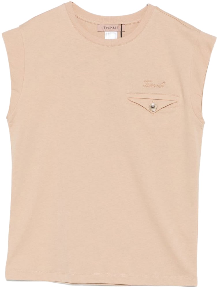 Twin-set T-Shirts And Polos Beige Beige