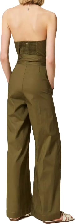 Twin-set Trousers Green Donkergroen