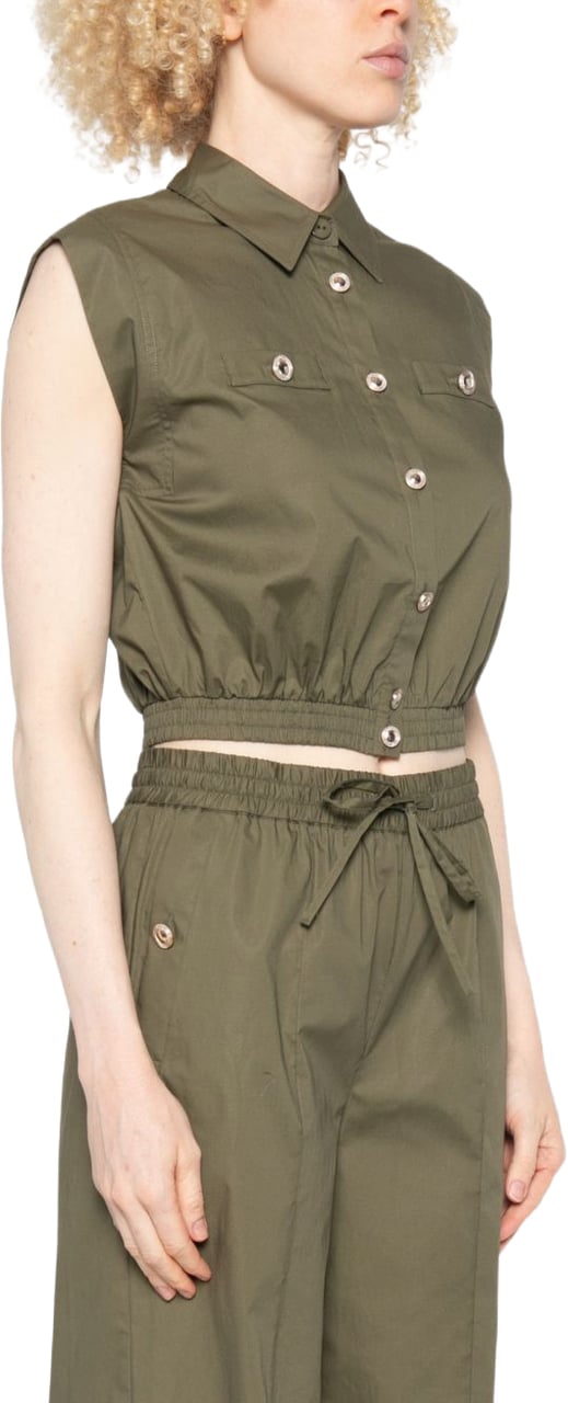Twin-set Shirts Verde Alpino Donkergroen