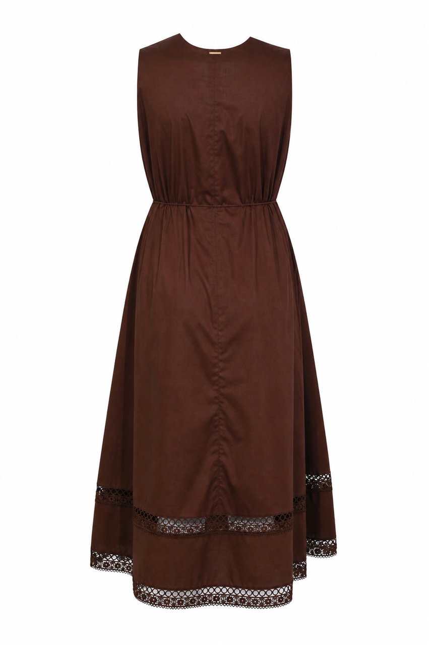 Twin-set Dresses Coffee Liqueur Bruin