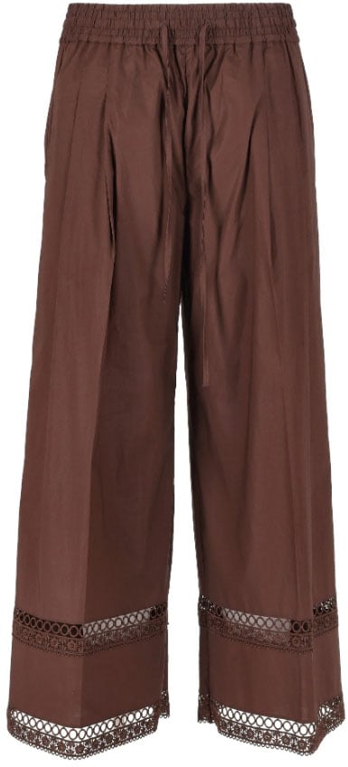 Twin-set Trousers Caffe Bruin