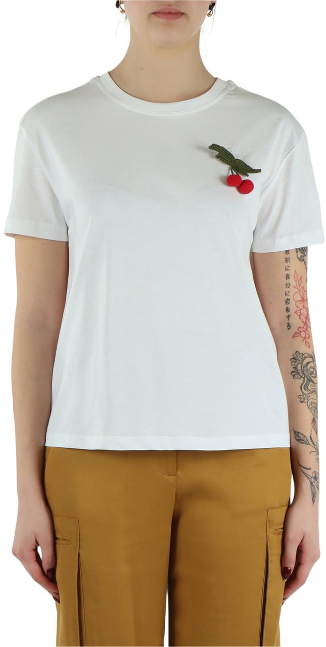 Twin-set T-Shirts And Polos Bianco Ottico Wit