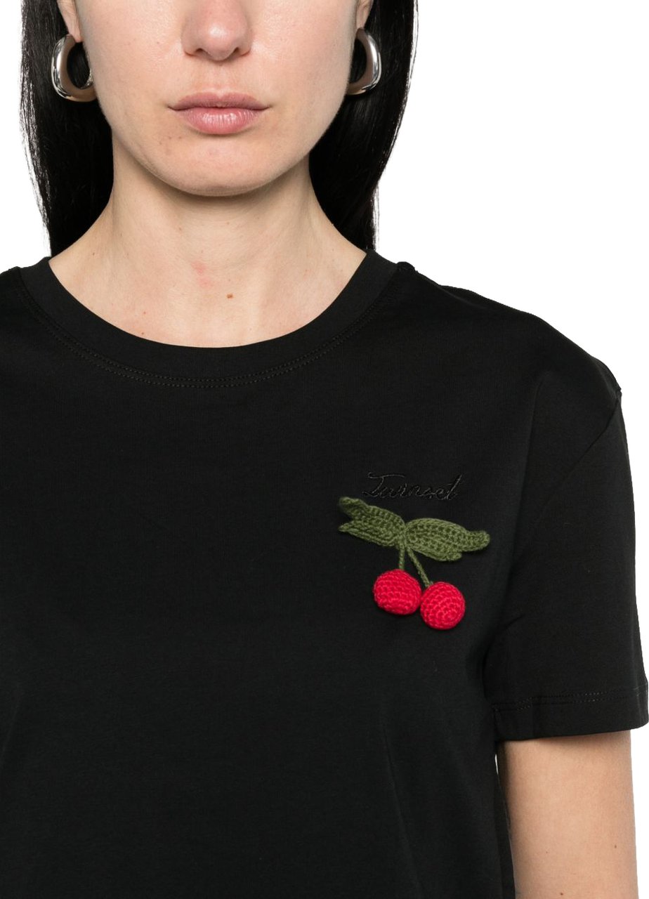Twin-set T-Shirts And Polos Nero Zwart