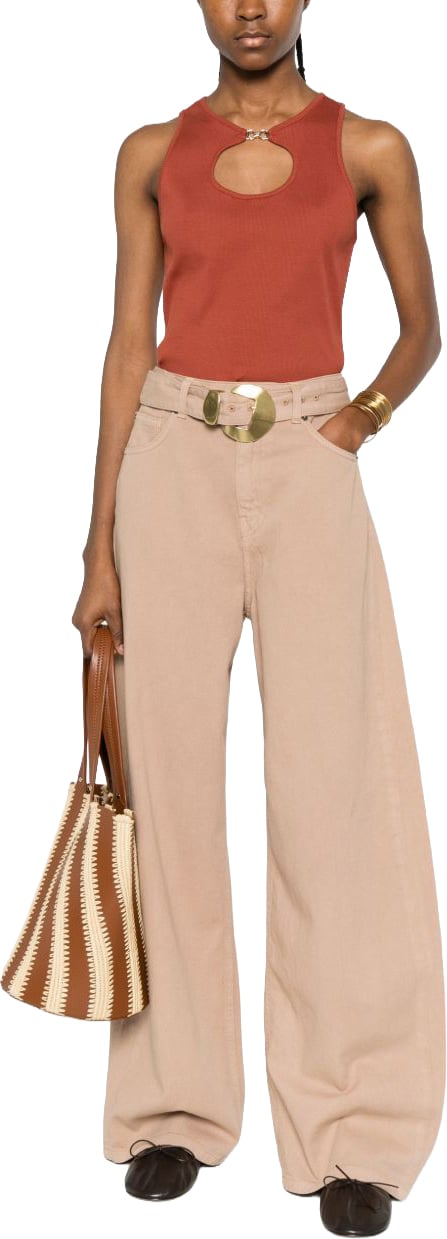 Twin-set Top Marrone Bruin