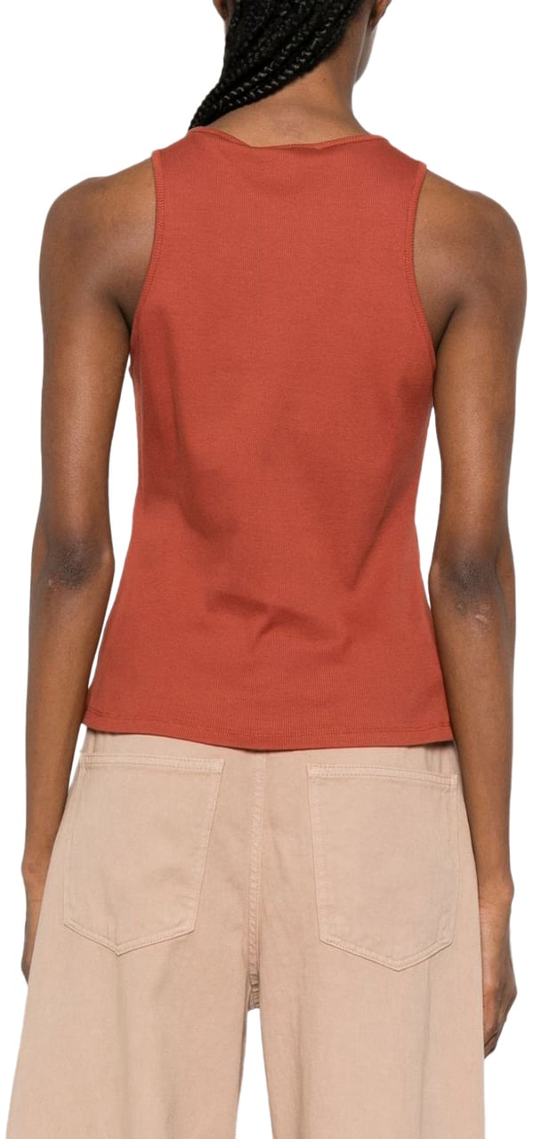 Twin-set Top Brown Henna Bruin