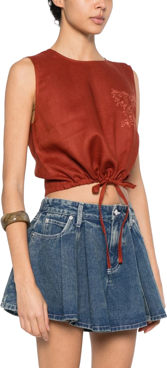 Twin-set Top Marrone Bruin