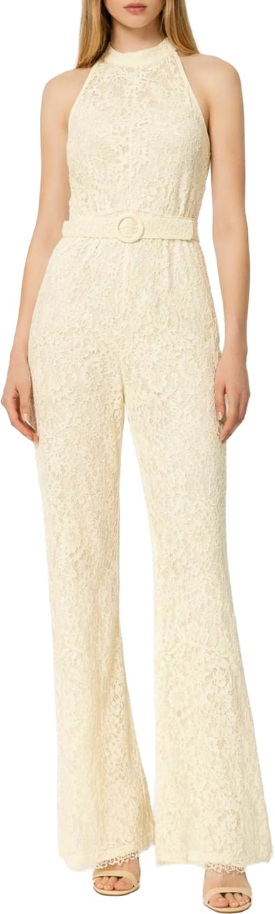 Twin-set Trousers Madreperla Wit