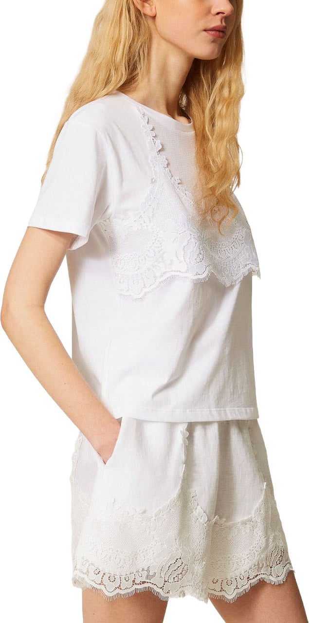 Twin-set T-Shirts And Polos Bianco Wit