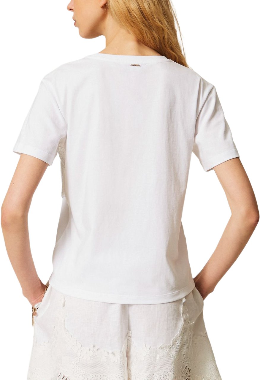 Twin-set T-Shirts And Polos Bianco Wit