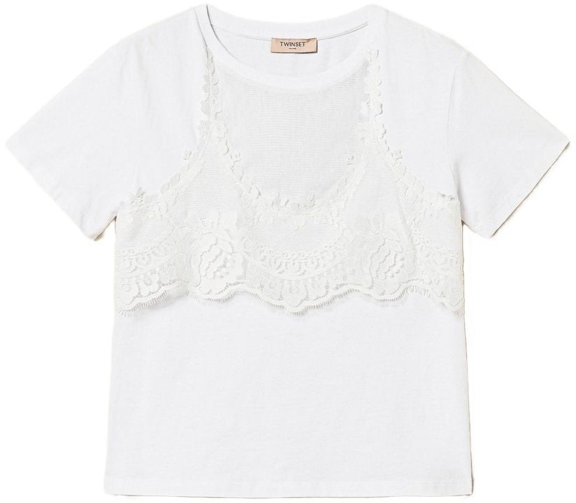 Twin-set T-Shirts And Polos Bianco Wit