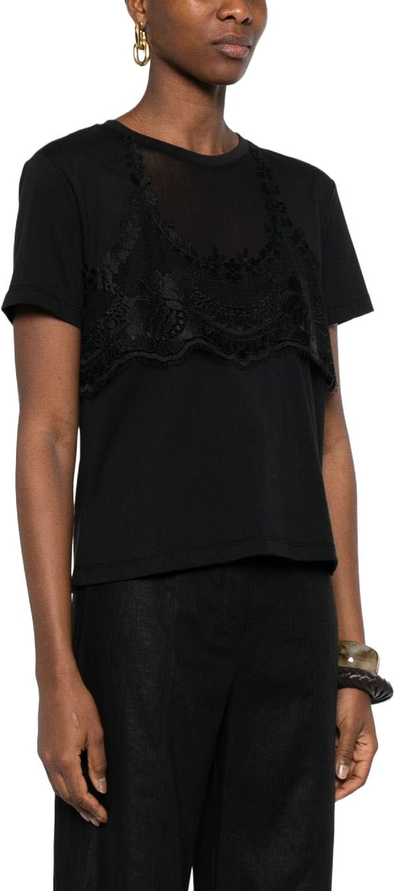 Twin-set T-Shirts And Polos Nero Zwart