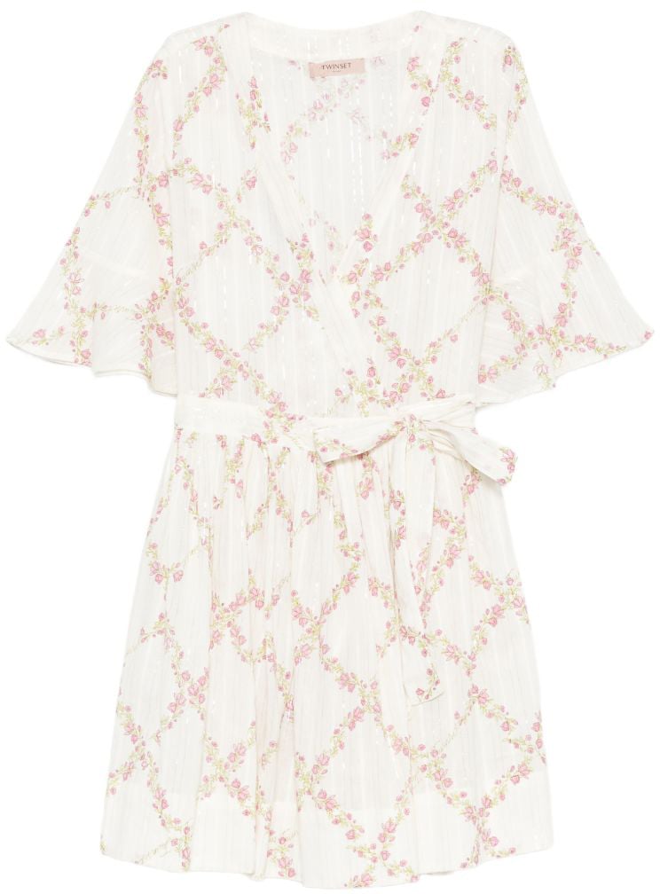 Twin-set Dresses Bianco Wit