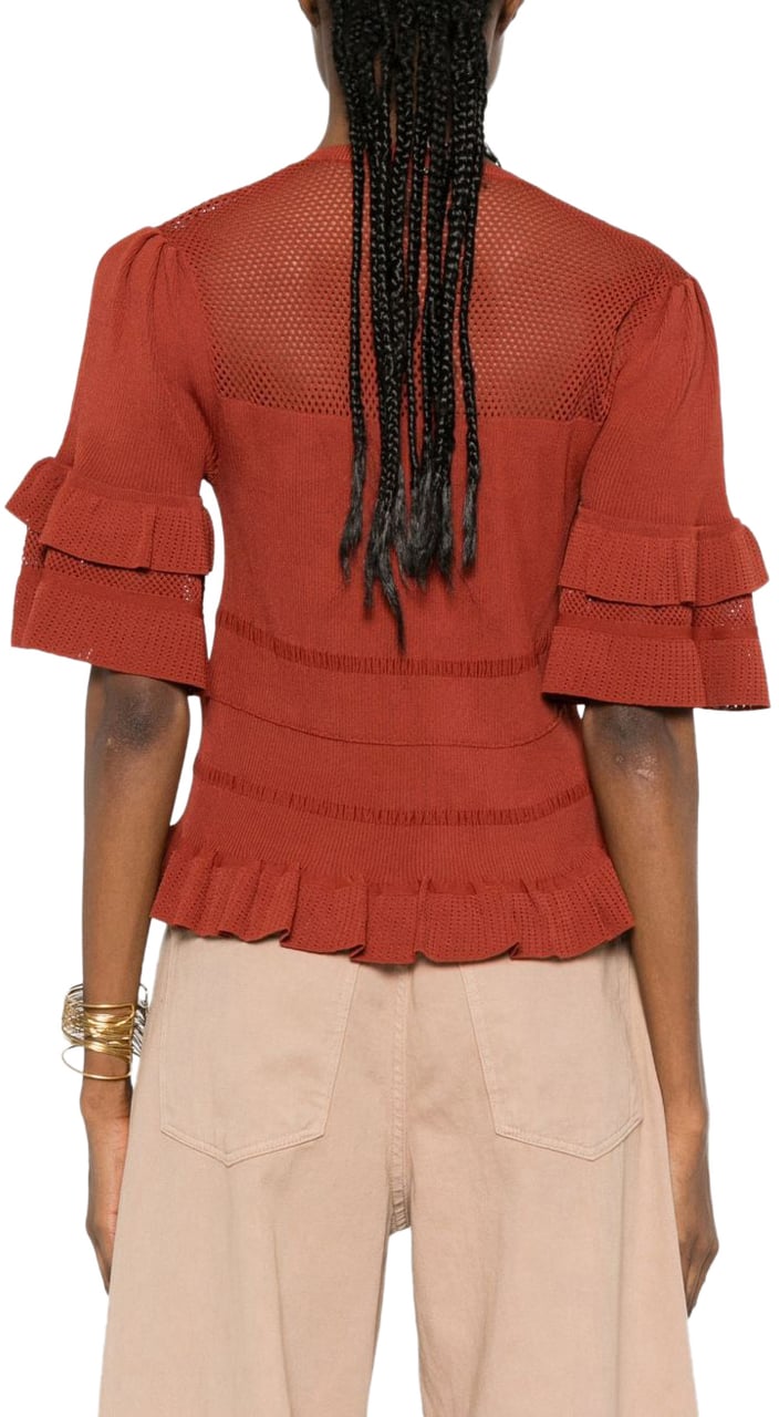 Twin-set Sweaters Brown Henna Bruin