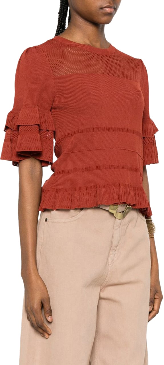 Twin-set Sweaters Brown Henna Bruin